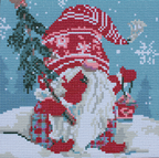 Kerstman in de sneeuw
